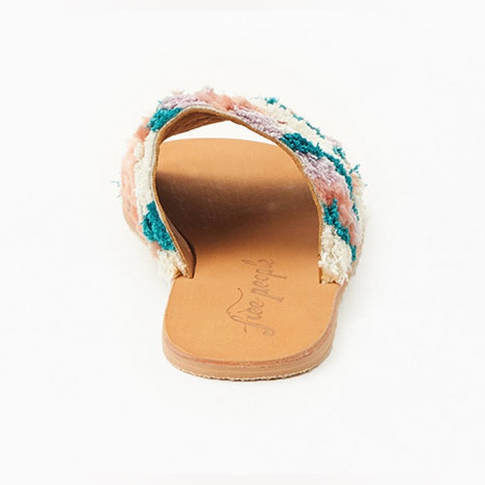 Free People Yuma woven mule Textured Slide Sandals size 38 - Picture 3 of 11